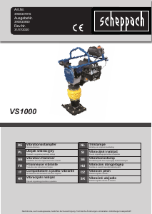 Handleiding Scheppach VS1000 Trilstamper