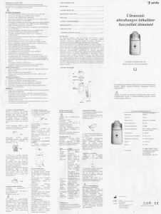 Használati útmutató Patella NB-03L Inhalátor