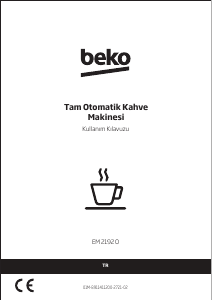 Kullanım kılavuzu BEKO EM 2192 O Kahve makinesi