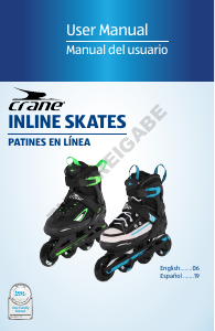 Manual de uso Crane ANS-16-052 Patines en línea