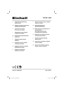 Manual de uso Einhell TE-OS 1320 Lijadora delta