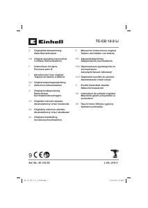 Εγχειρίδιο Einhell TC-CD 12-2 Li Οδηγός τρυπανιών