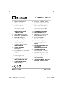 Manual Einhell GC-PM 51/3 S HW-E Li Lawn Mower