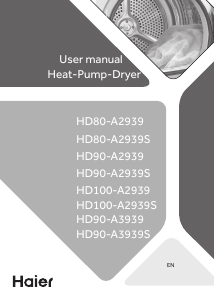 Manual Haier HD90-A2939 Dryer