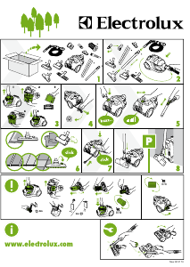 Rokasgrāmata Electrolux ZTF7650EL Putekļu sūcējs