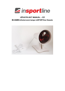 Manuál inSPORTline IN 23295 Infračervená lampa