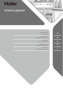 Handleiding Haier HFW7918ENMP Koel-vries combinatie