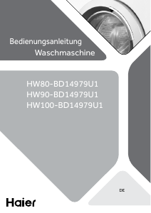 Bedienungsanleitung Haier HW80-BD14979U1 Waschmaschine