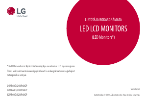 Rokasgrāmata LG 27MP60GP-B Gaismas diožu monitors