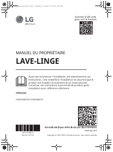 Mode d’emploi LG F24V92BSTA Lave-linge