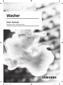 Manual Samsung WA52M7755AP/A4 Washing Machine