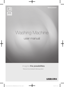 Manual Samsung WA40J3000AW/A2 Washing Machine