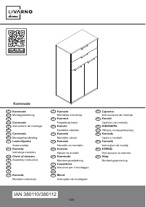 Mode d’emploi Livarno IAN 380110 Commode