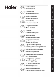 Manual Haier HCE301EUK Congelator
