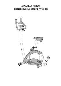 Bruksanvisning ExtremeFit XP 504 Motionscykel