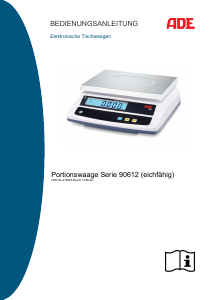 Bedienungsanleitung ADE 90612-6e Industriewaage