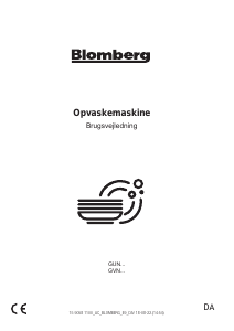 Brugsanvisning Blomberg GUN 39S30 X2 Opvaskemaskine