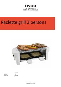 Manual Livoo DOC156BS Raclette Grill