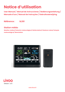 Handleiding Livoo SL261 Weerstation