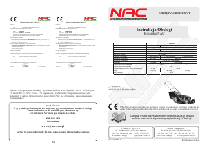 Instrukcja NAC AL480VH-X Kosiarka