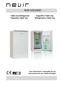 Manual de uso Nevir NVR-5501NSD Refrigerador
