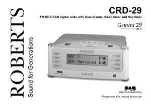 Manual Roberts Gemini 29 Radio