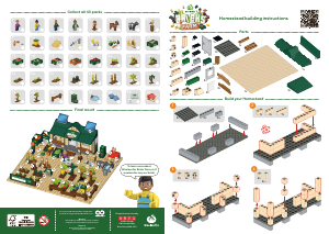 Manual Woolworths Bricks set 001 Farm Homestead