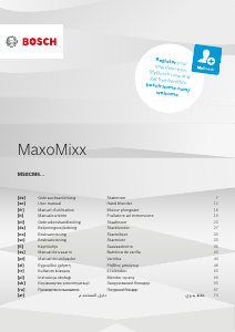 Bruksanvisning Bosch MS84CB6110B MaxoMixx Stavmixer