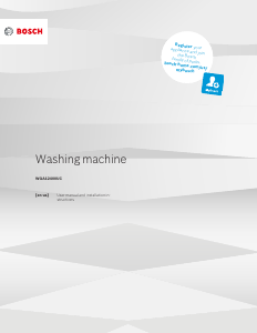 Manual Bosch WGA12400UC Washing Machine