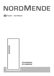 Handleiding Nordmende RTF394NFWH Vriezer