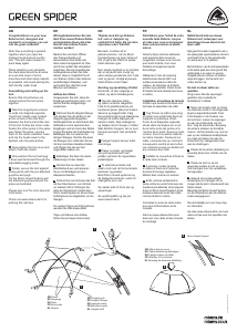 Brugsanvisning Robens Green Spider Telt