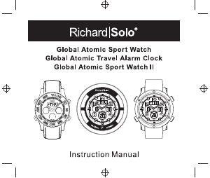 Manual Richard Solo SC003 Global Atomic Sport Watch