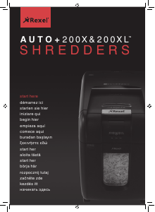Handleiding Rexel Auto+ 200X Papiervernietiger
