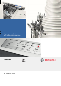 Bedienungsanleitung Bosch SMS66GI01I Geschirrspüler