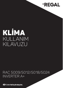 Kullanım kılavuzu Regal RAC 5024 Klima