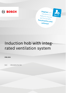 Handleiding Bosch PIE811B15EB Kookplaat