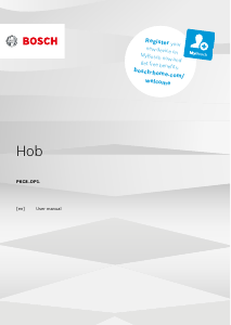 Manual Bosch PKC801DP1CB Hob