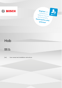 Manual Bosch PKE645CA2EB Hob