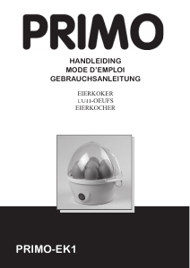 Bedienungsanleitung Primo EK1 Eierkocher