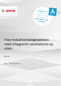 Brugsanvisning Bosch PXX801D67EB Kogesektion