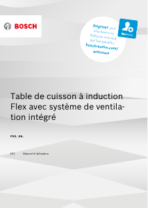 Mode d’emploi Bosch PXX875D67EB Table de cuisson