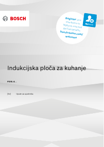 Priručnik Bosch PXY801KW1EB Ploča za kuhanje