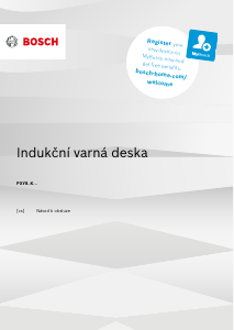 Manuál Bosch PXY801KW1EB Varná deska