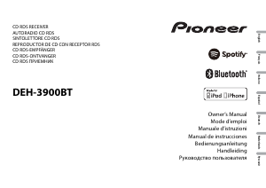 Manuale Pioneer DEH-3900BT Autoradio