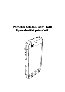Priročnik CAT S30 Mobilni telefon