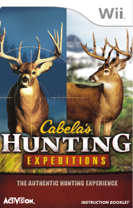 Handleiding Nintendo Wii Cabelas Hunting Expeditions