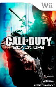 Handleiding Nintendo Wii Cal of Duty - Black Ops