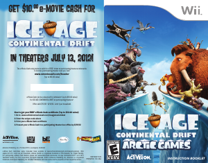 Handleiding Nintendo Wii Ice Age - Continental Drift