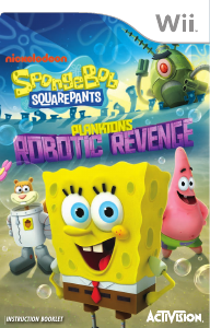 Handleiding Nintendo Wii SpongeBob Squarepants - Planktons Robotic Revenge