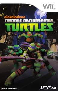 Handleiding Nintendo Wii Teenage Mutant Ninja Turtles